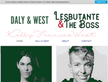 Tablet Screenshot of lesbutanteandtheboss.com